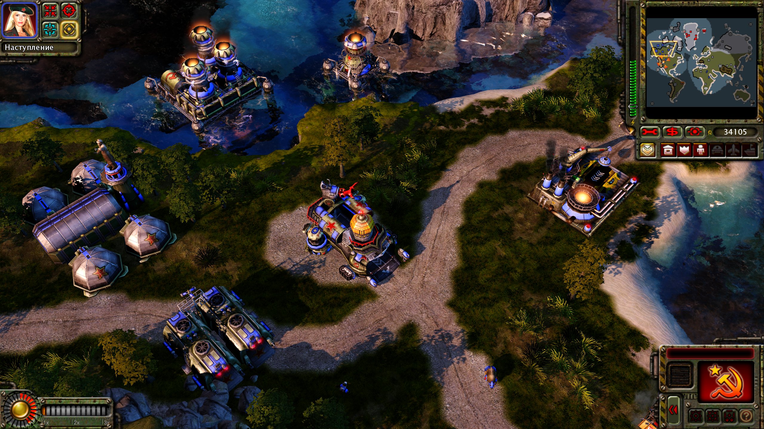 Red Alert 3 Карта The World Red Alert 3 Карта The World