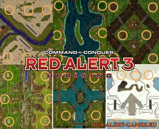 Red Alert 3 Карта Red Alert 3 Карта